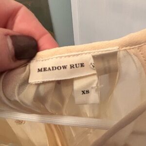 Meadow Rue Soft Cream Top XS